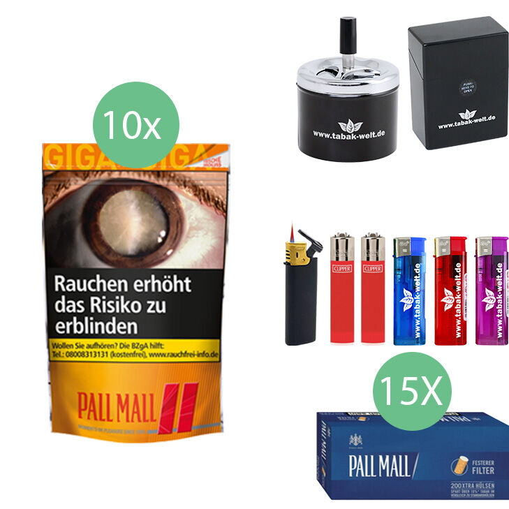 10xpall mall-beutel-1500-hülsen-pall mall-blau